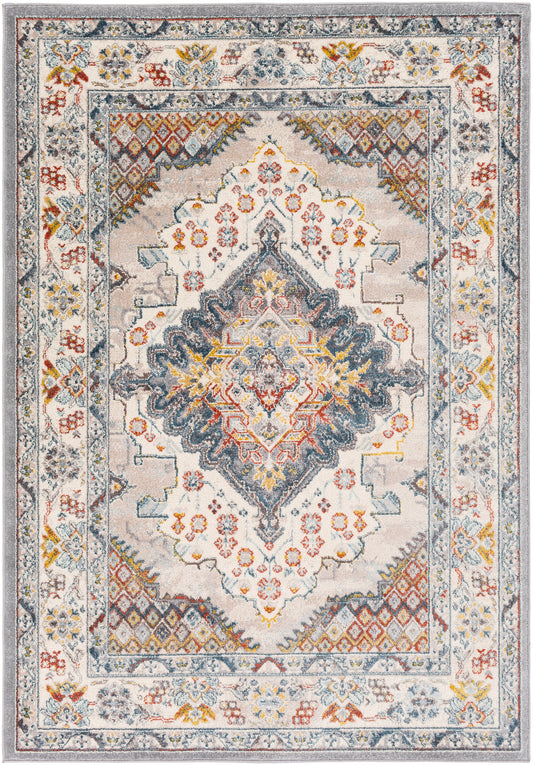 VAR Alfombra Vintage I Alfombra Persa, Pasillo, Salón, Dormitorio I Alfombra Tradicional Oriental, Pelo Corto, Suave I Multicolor, Topo